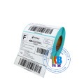 Roll or sheet type coated paper roll self adhesive custom barcode label